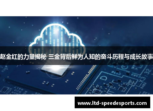赵金红的力量揭秘 三金背后鲜为人知的奋斗历程与成长故事