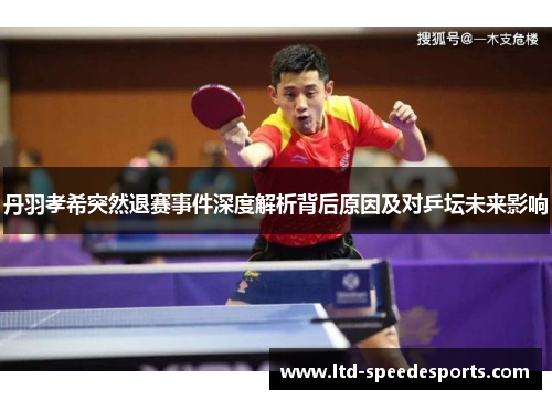 丹羽孝希突然退赛事件深度解析背后原因及对乒坛未来影响