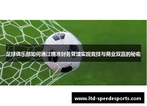 足球俱乐部如何通过精准财务管理实现竞技与商业双赢的秘密
